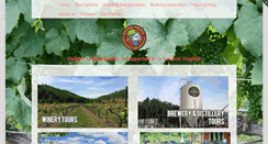 Desktop Screenshot of centralvirginiawinetours.com